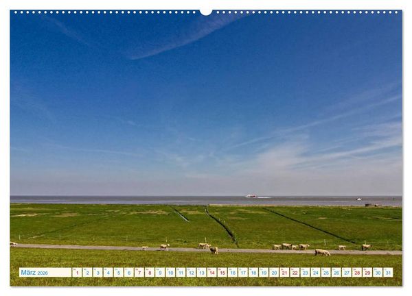 Produktbild: Cuxhaven, Landschaften zwischen K&uuml;ste und Heide (Wandkalender 2026 DIN A2 quer), CALVENDO Monatskalender