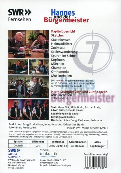 Produktbild: Hannes und der B&uuml;rgermeister - Teil 7
