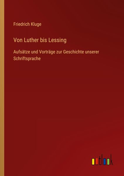 Produktbild: Von Luther bis Lessing