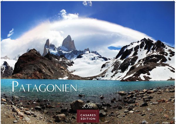 Produktbild: Patagonien Kalender 2027 &ndash; Wandkalender | Fotokalender S&uuml;damerika 35x50cm &ndash; mit beeindruckenden Fotos von Gletschern, Bergen & Wildnis, ideal als Geschenk & Deko