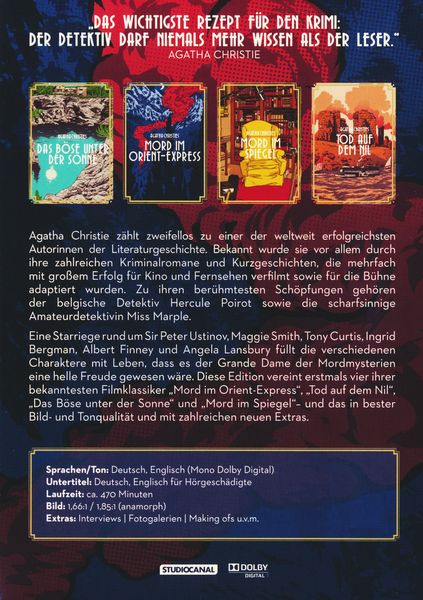 Produktbild: Agatha Christie Edition [4 DVDs]