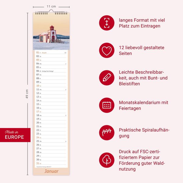 Produktbild: times&more Leuchtt&uuml;rme Langplaner 2027