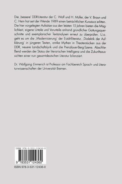 Produktbild: Die andere deutsche Literatur