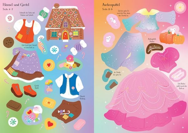 Produktbild: Mein erstes Anziehpuppen-Stickerbuch: M&auml;rchenfiguren