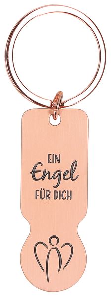 Produktbild: Schl&uuml;sselanh&auml;nger mit Einkaufswagenl&ouml;ser - Dich schickt der Himmel