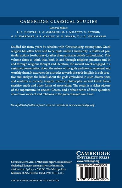 Produktbild: Theologies of Ancient Greek Religion