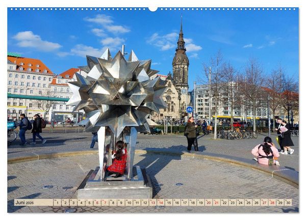 Produktbild: Buntes Leipzig (hochwertiger Premium Wandkalender 2026 DIN A2 quer), Kunstdruck in Hochglanz