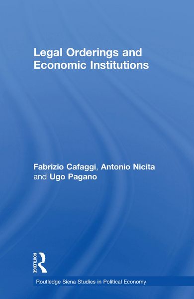 Produktbild: Legal Orderings and Economic Institutions