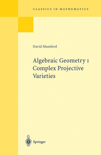 Produktbild: Algebraic Geometry I