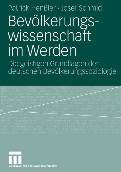 Produktbild: Bev&ouml;lkerungswissenschaft im Werden