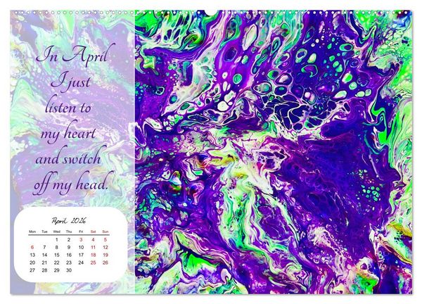 Produktbild: Your year filled with mindfulness (Wall Calendar 2026 DIN A2 landscape), CALVENDO 12 Month Wall Calendar