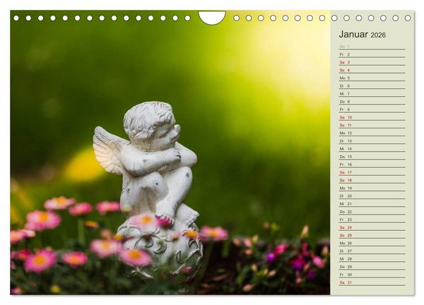 Produktbild: Engel - Begleiter f&uuml;r jeden Tag (Wandkalender 2026 DIN A4 quer), CALVENDO Monatskalender