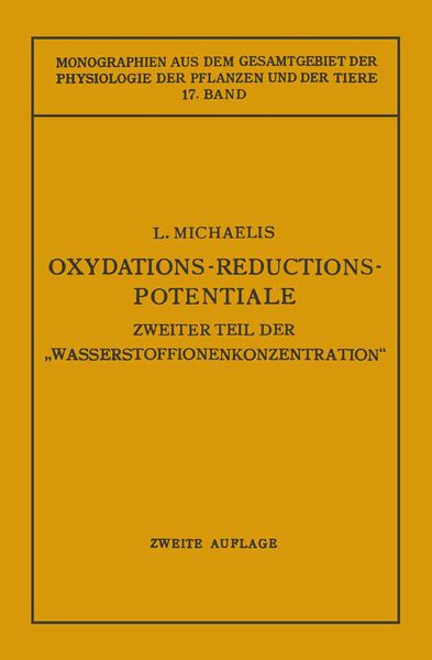 Produktbild: Oxydations-Reductions-Potentiale