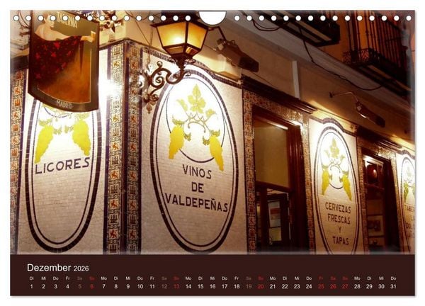 Produktbild: Spanische LebensArt (Wandkalender 2026 DIN A4 quer), CALVENDO Monatskalender