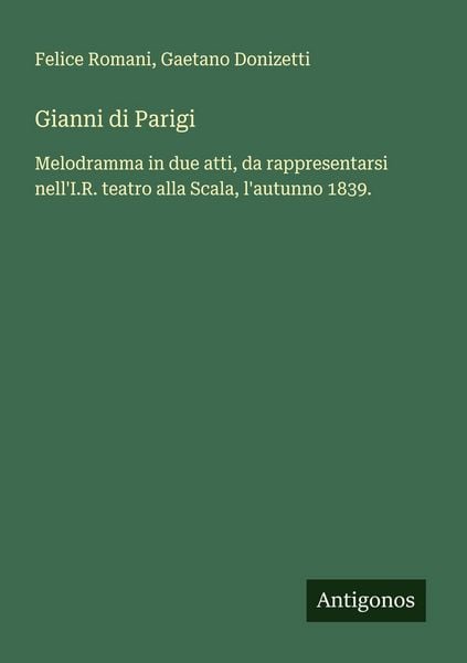 Produktbild: Gianni di Parigi