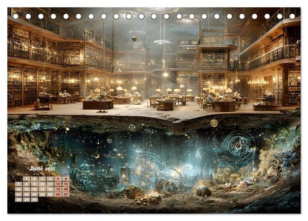 Produktbild: Below (Tischkalender 2027 DIN A5 quer), CALVENDO Monatskalender