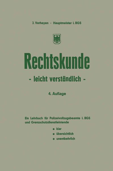 Produktbild: Rechtskunde &mdash; leicht verst&auml;ndlich