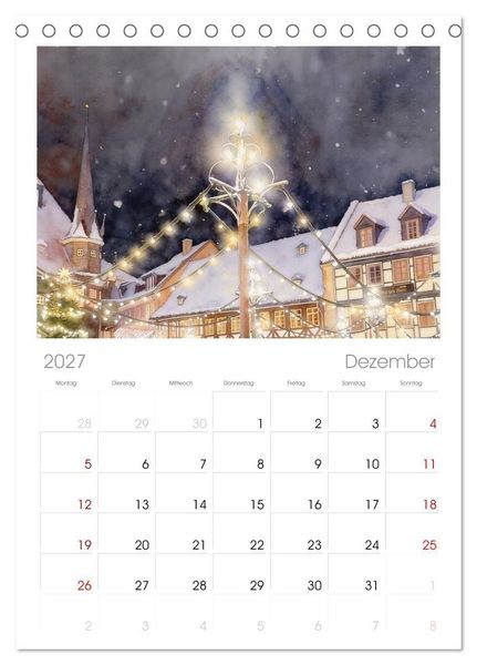 Produktbild: Bezaubernde St&auml;dte in Sachsen-Anhalt (Tischkalender 2027 DIN A5 hoch), CALVENDO Monatskalender