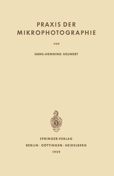Produktbild: Praxis der Mikrophotographie