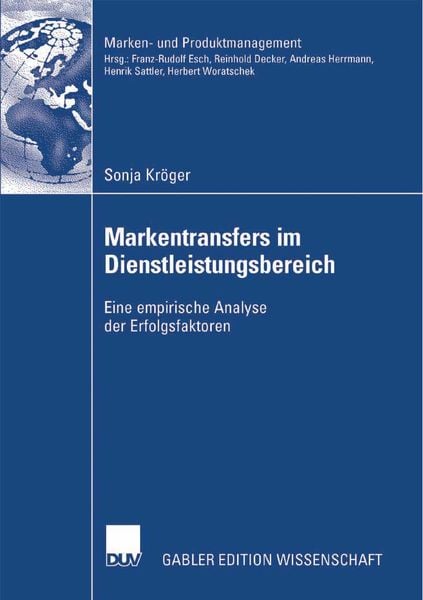 Produktbild: Markentransfers im Dienstleistungsbereich
