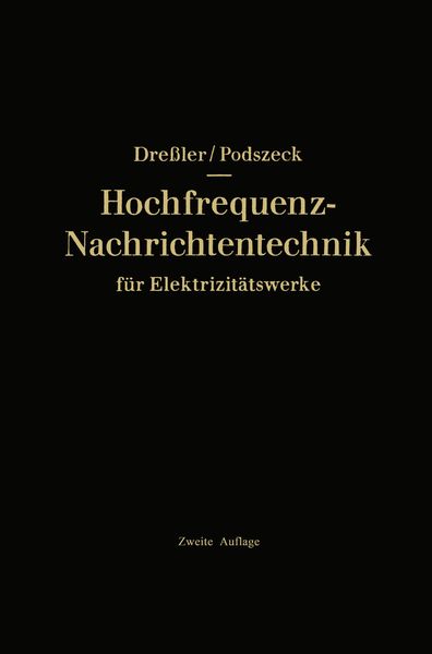 Produktbild: Hochfrequenz-Nachrichtentechnik f&uuml;r Elektrizit&auml;tswerke