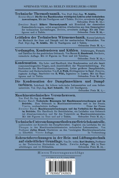 Produktbild: Die Abw&auml;rmeverwertung im Kraftmaschinenbetrieb