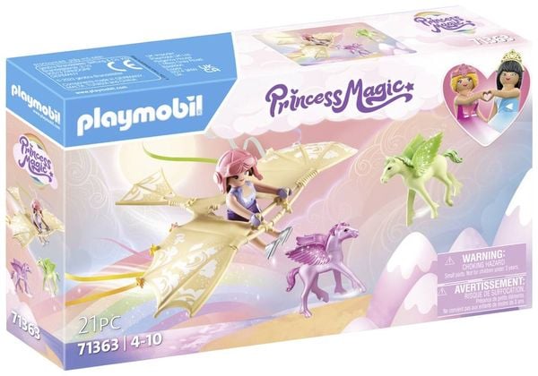 PLAYMOBIL 71363 - Princess Magic - Himmlischer Ausflug mit Pegasusfohlen