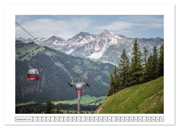 Produktbild: Tiroler Hochtal (hochwertiger Premium Wandkalender 2026 DIN A2 quer), Kunstdruck in Hochglanz