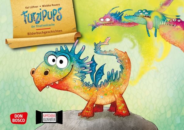 Produktbild: Furzipups, der Knatterdrache. Kamishibai Bildkartenset