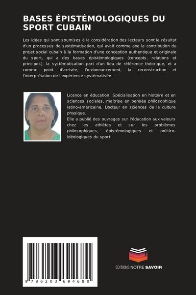 Produktbild: Bases &Eacute;pist&eacute;mologiques Du Sport Cubain