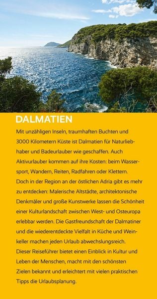 Produktbild: TRESCHER Reisef&uuml;hrer Dalmatien