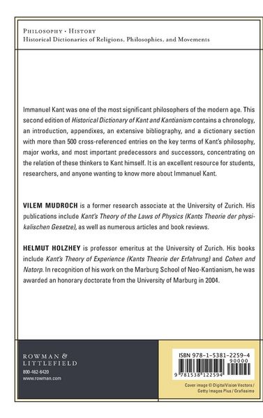 Produktbild: Historical Dictionary of Kant and Kantianism