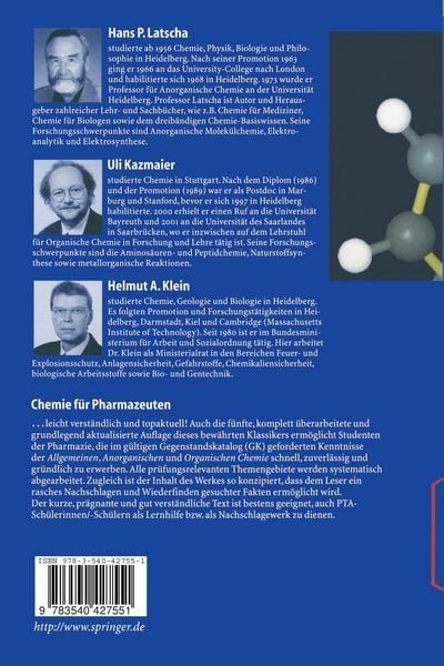 Produktbild: Chemie für Pharmazeuten