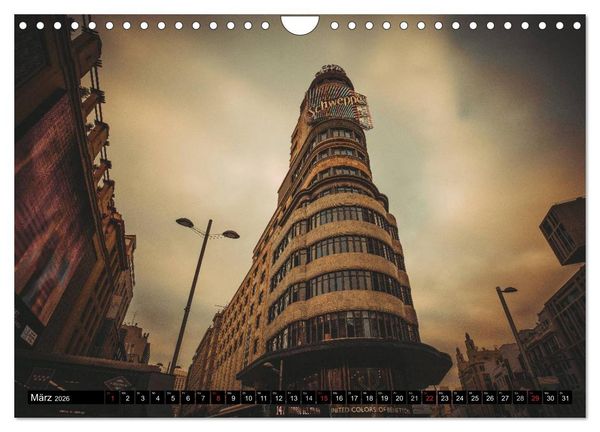 Produktbild: Hauptstadt Madrid (Wandkalender 2026 DIN A4 quer), CALVENDO Monatskalender