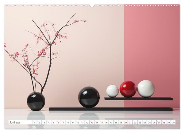 Produktbild: Einklang und Harmonie (Wandkalender 2026 DIN A2 quer), CALVENDO Monatskalender