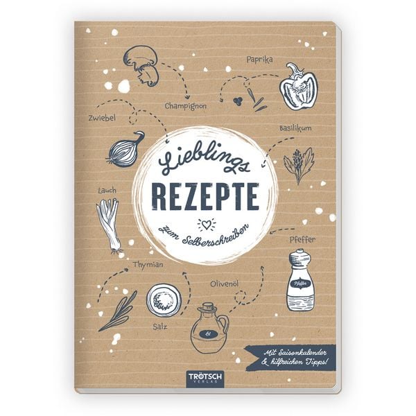 Produktbild: Tr&ouml;tsch Rezeptbuch Lieblingsrezepte zum Selberschreiben