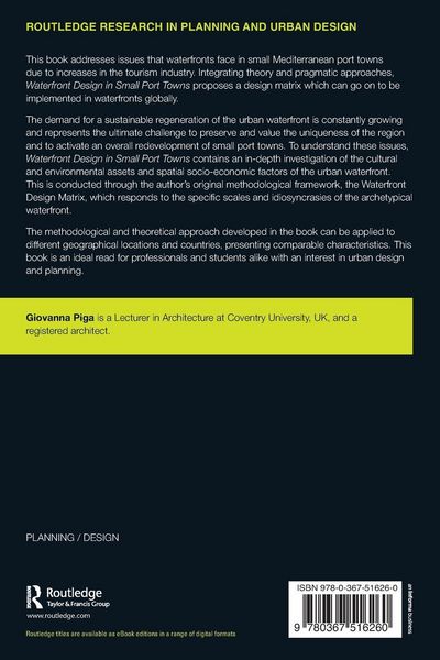 Produktbild: Waterfront Design in Small Mediterranean Port Towns