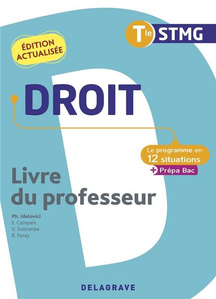 Produktbild: Programme situations droit tle stmg