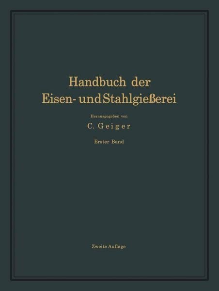 Produktbild: Handbuch der Eisen- und Stahlgie&szlig;erei