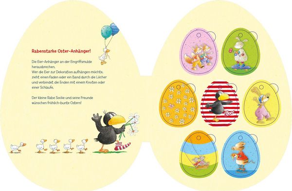 Produktbild: Der kleine Rabe Socke: Alles gef&auml;rbt! Konturgestanzt