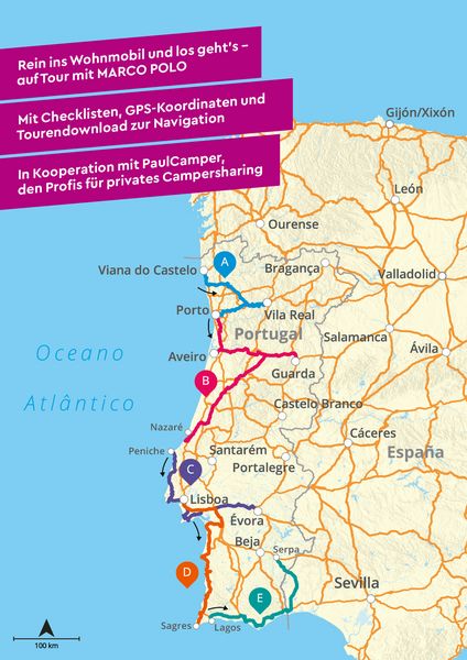 Produktbild: MARCO POLO Camper Guide Portugal