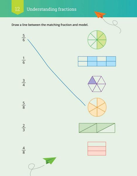 Produktbild: IXL Math Workbook: Grade 3 Fractions