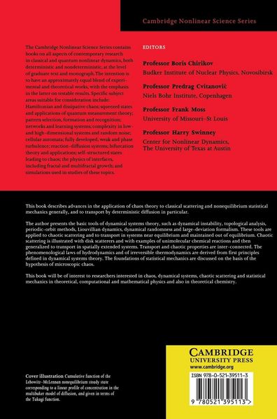 Produktbild: Chaos, Scattering and Statistical Mechanics