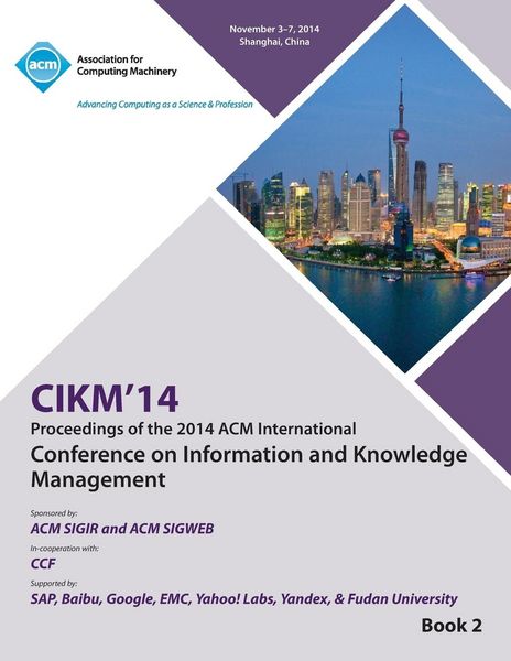Produktbild: CIKM 14, ACM International Conference on Information and Knowledge Management V 2