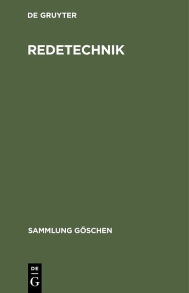 Produktbild: Redetechnik