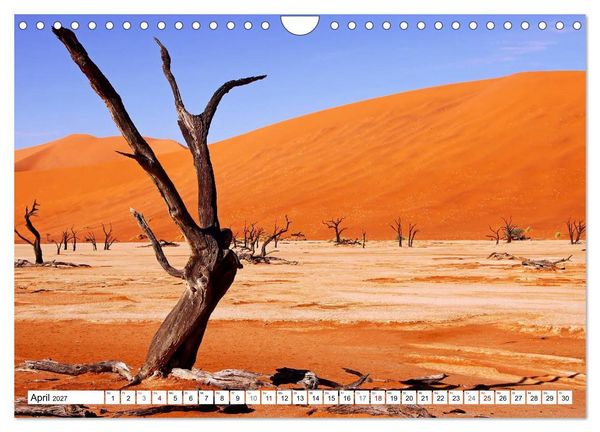 Produktbild: Namibia - Weite sp&uuml;ren (Wandkalender 2027 DIN A4 quer), CALVENDO Monatskalender