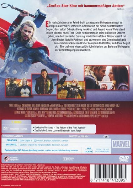 Produktbild: Thor - The Dark Kingdom