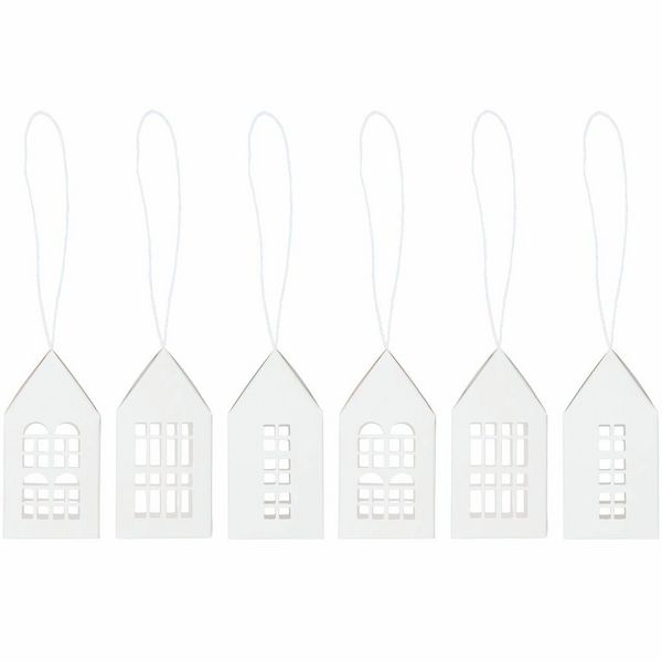 Produktbild: Adventskalender Papph&auml;user,24 Stk., 9x4,5x4,5cm, MIX