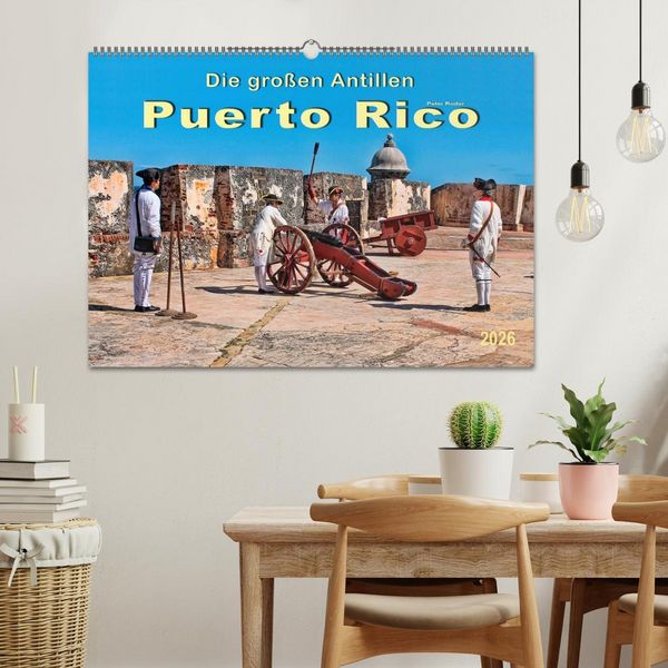 Produktbild: Die gro&szlig;en Antillen - Puerto Rico (Wandkalender 2026 DIN A2 quer), CALVENDO Monatskalender