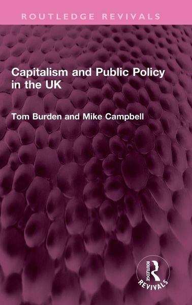 Produktbild: Capitalism and Public Policy in the UK